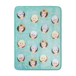 The Golden Girls Character Faces Fleece Throw Blanket 45 X 60 Inches. Fixed Price $32.99.