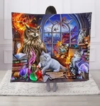 Regal Comfort- Fantasy Laboratory Faux Fur Printed Throw Blanket 50"X60". Fixed Price $23.99.