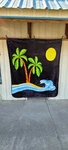 Palm Tree Ocean Beach Sun Queen Size Blanket. Fixed Price $52.77.