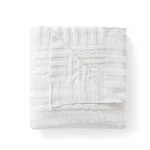 Vcny Home - Throw, Soft & Cozy Cotton Blanket, Cable Knit Decor (dublin .... Fixed Price $41.20.
