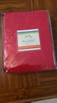 Fiesta Red Twin Blanket 100% Cotton Thermal Weave 66 X 90 New. Fixed Price $60.00.