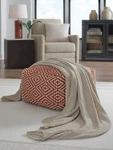 Signature Design By Ashley Anawood Chenille Throw Blanket, Oatmeal, 50" X 60". Fixed Price $46.68.