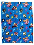 Paw Patrol Puppy Dogs Silky Soft Plush Throw Blanket, 46" X 60" Blue. Fixed Price $18.88.