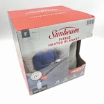 Sunbeam Fleece Heated Blanket Full Size Gray 12 Settings Machine Washable. Fixed Price $44.18.