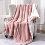Sherpa Fleece Throw Blanket, Reversible Super Soft Luxurious For Valentines Day. Fixed Price $40.91.