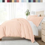 Premium Ultra Soft 3 Piece Duvet Cover Set Twin/twin Extra Long Blush. Fixed Price $43.99.