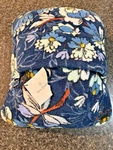 Vera Bradley Fleece Travel Blanket Pillow 45 X 60 Floral Burst Pattern New Blue. Fixed Price $24.00.
