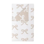 Mud Pie Taupe Chenille Bow Blanket. Fixed Price $72.50.