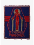 Northwest Captain Marvel Triple Woven Jacquard Throw. Fixed Price $34.99.
