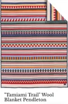 Pendleton Tamiami Trail Jacquard Robe Wool Cotton Blanket 64X80 Geometric Multi. Fixed Price $820.00.