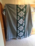 Throw Blanket Northwest Company Usa Port Washington 80" Hearts Flowers Vtg. Fixed Price $13.75.