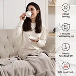 Maxwelf Apollo Heated Blanket, Portable Blanket. 63X47 Angora Yarn Fleece. Fixed Price $50.75.