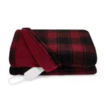 Sun'beam Microplush Oversized Heated Throw Red/black Plaid (60" X 80") Sunbeam. Fixed Price $69.00.