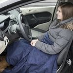 12V Heated Travel Electric Blanket Heater Soft Fleece Navy Blue Car Suv 58"X42". Fixed Price $29.99.
