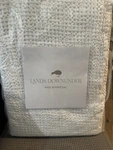 Lands Downunder Classics Warwick Blanket, White, King. Fixed Price $225.00.