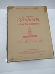 Sunbeam Royal Ultra Fleece Heated Electric Blanket Twin Size Settings 12-HOUR. Fixed Price $35.00.