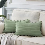 Fancy Homi Pack Of 2 Sage Green Lumbar Decorative Throw Pillow Covers With. Fixed Price $21.09.