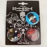 Shonen Jump Death Note 3 Button Set Light Yagami Ryuk Anime Collectible Lot. Fixed Price $14.95.