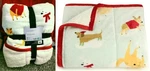 Cuddl Duds Dogs Cozy Soft Plush To Faux Fur Throw Blanket-golden Lab Shepherd++. Fixed Price $29.97.