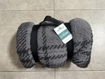 Nwt Northeast Outfitters Cozy Black Gray Check Sherpa Blanket 50 X 60. Fixed Price $16.00.