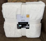 Mainstays Faux Fur Blanket F/q Full/queen 90X90IN Ivory Vanilla Dream Soft New. Fixed Price $38.99.