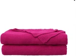 100% Cotton Knit Blanket,solid Lightweight Decorative Throws And Blankets,. Fixed Price $55.99.