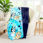 Northwest Bluey Dancing Stars Plush Faux Fur Kids Throw Blanket 50" 60". Fixed Price $28.89.