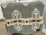 Pendleton Aztec Home Collection 50"X70" Gray/white, Beautiful & Cozy Blanket!. Fixed Price $32.10.