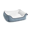 Gap Washed Denim Cuddler Pet Bed, Organic Cotton Cover 20" X 18", Light Blue. Fixed Price $54.00.