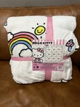 Hello Kitty Rainbow Mushroom Full/queen 90 X White Throw Blanket. Fixed Price $44.89.