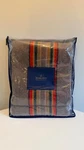 Nwt Pendleton Yakima Camp Throw Blanket Wool Brown Mineral Umber Stripe Usa. Fixed Price $175.00.