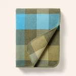 Plaid Throw Blanket Blue/green - Woolrich. Fixed Price $19.99.