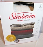 Sunbeam Heated Blanket Microplush 10 Settings - Twin Size. Fixed Price $28.95.