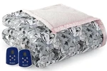 Shavel Micro Flannel Electric Heated Sherpa Blanket - Full Cat Collage. Fixed Price $35.00.