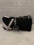 Victorias Secret Heart Black Pink Cozy Throw Blanket 50 X 60 Limited Edition. Fixed Price $28.99.