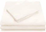 Malouf Tencel Eco-friendly Botanical Fiber 300 Thread Bed Sheets (queen/ Ivory). Fixed Price $74.97.