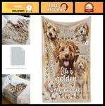 Cozy Goldendoodle Blanket For Dog Lovers, Soft Flannel Gift, 65X50 Inches. Fixed Price $60.99.