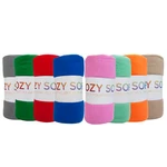 24 Pack Polar Fleece Throw Blankets - 50 X 60 Assorted Colors Soft & Cozy. Fixed Price $84.99.
