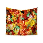 Kess Inhouse Ebi Emporium 'floral Fantasy Ii' 51X60-INCH Flower Wall Tapestry. Fixed Price $10.00.
