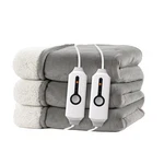Ralysun Electric Heated Blanket Size QUEEN(84"X90"), 01-LIGHT Gray. Fixed Price $76.90.