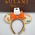 *new* Disney Aulani Exclusive Canvas Raffia Oahu Mickey Mouse Ears Headband. Fixed Price $59.99.