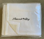Peacock Alley Seasons Cotton Blanket. Fixed Price $180.00.