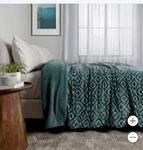 Life Comfort, 98"X 92" Sherpa Fleece Plush Reversible Blanket (choose Color). Fixed Price $60.00.