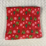 Rudolph The Red Nosed Reindeer Baby Blanket Snowflakes Christmas Tree Rashti. Fixed Price $42.46.