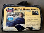 Car Cozy Heated Blanket Red Plaid 12 Volt Large Safety Timer Soft Fleece. Fixed Price $24.00.