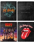 Classic Rock Northwest Fleece Throw Blanket, 60"X70" 4 Bands Available.. Fixed Price $21.95.