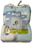 Bluey White Stars Plush Fleece Blanket No Sew Throw Kit 48" X 60" Diy New. Fixed Price $42.48.