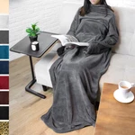 Fleece Wearable Blanket With Sleeves Pocket Warm Tv Gift Adults. Fixed Price $23.99.