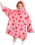 Binsuns Oversized Wearable Hoodie Blanket, Soft Fuzzy Microfiber & Sherpa.... Fixed Price $31.18.