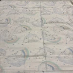 Vintage Penney Baby Blanket Receiving Counting Sheep, Rainbows. Fixed Price $18.75.